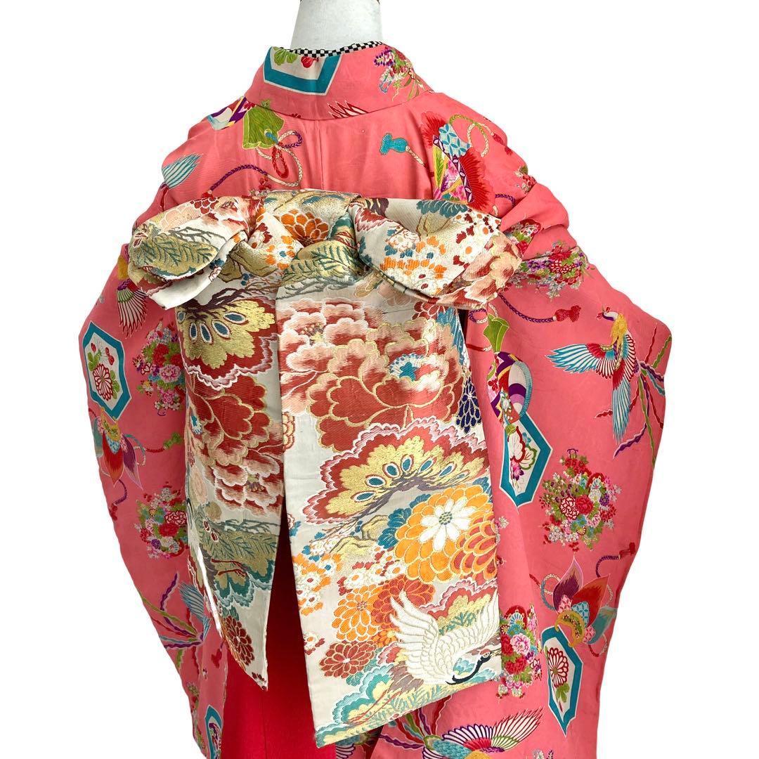 ★ tomo★アンティーク　女の子　子供着物　NO18