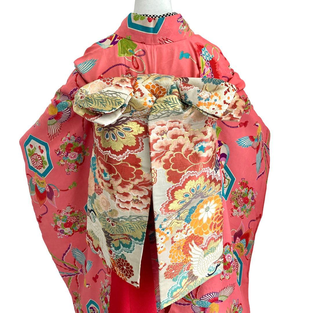 ★ tomo★アンティーク　女の子　子供着物　NO18