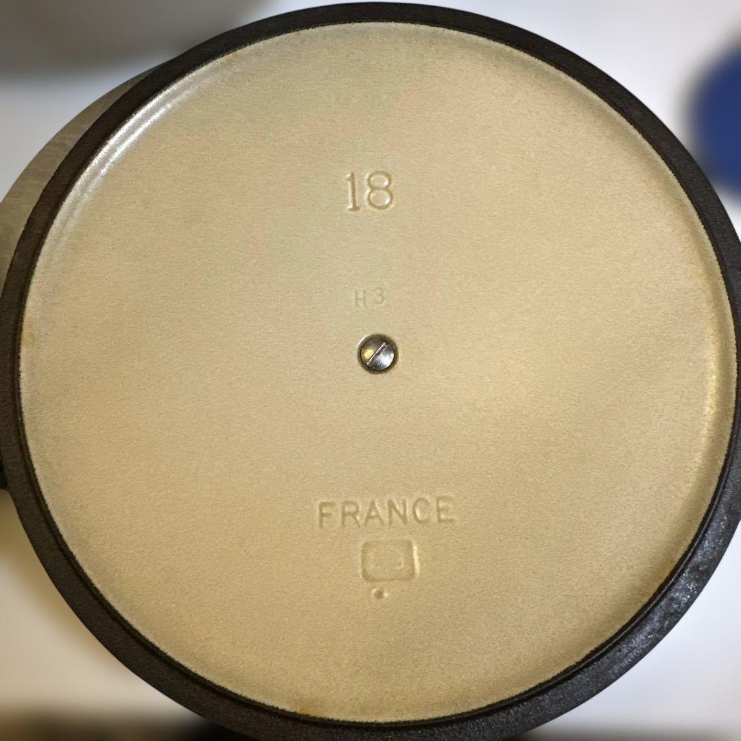 Le Creuset 両手鍋 グリーン 約18cm