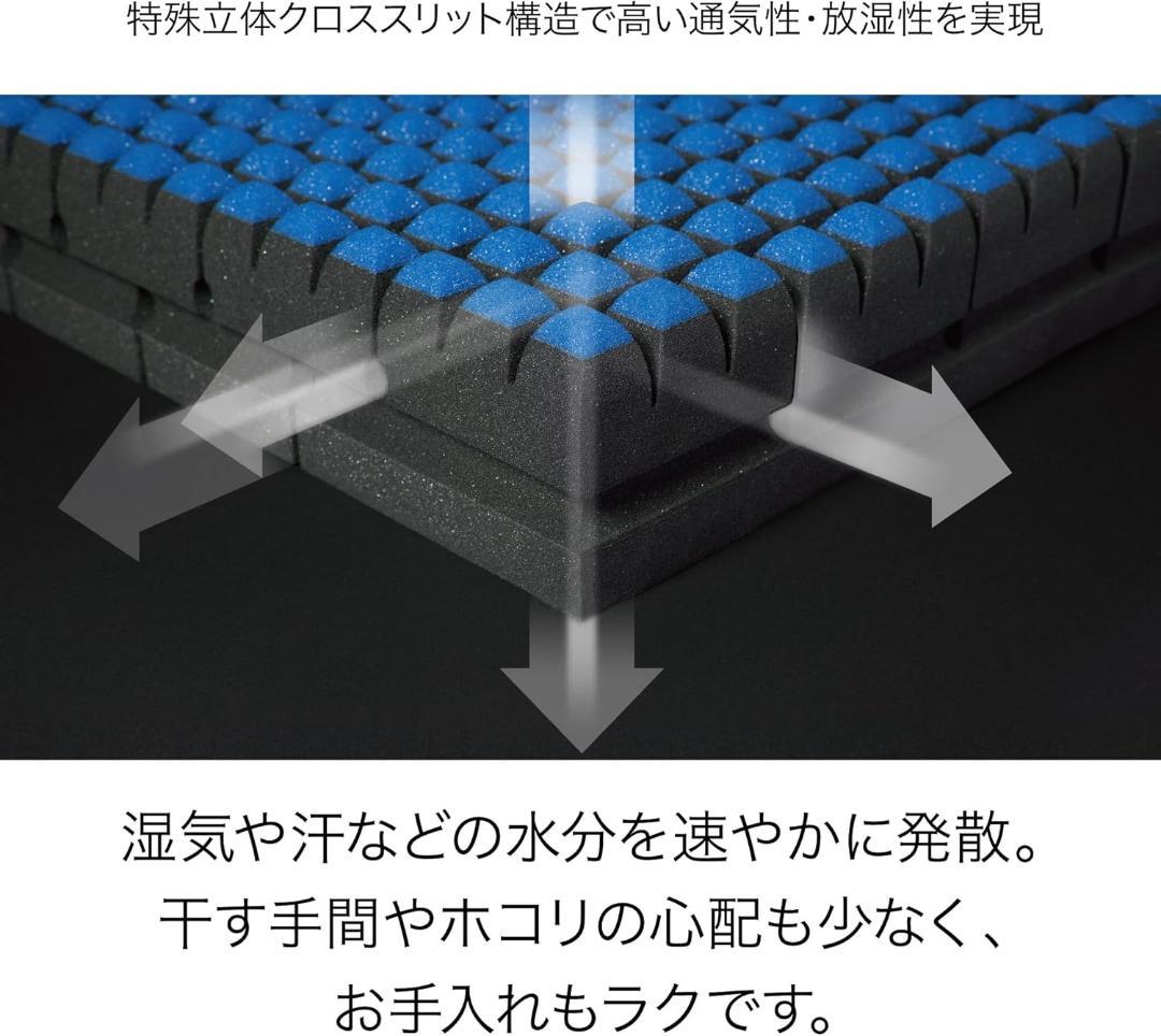 nishikawa シングル ベッドマットレス 厚さ14cm 日本製 ブルー