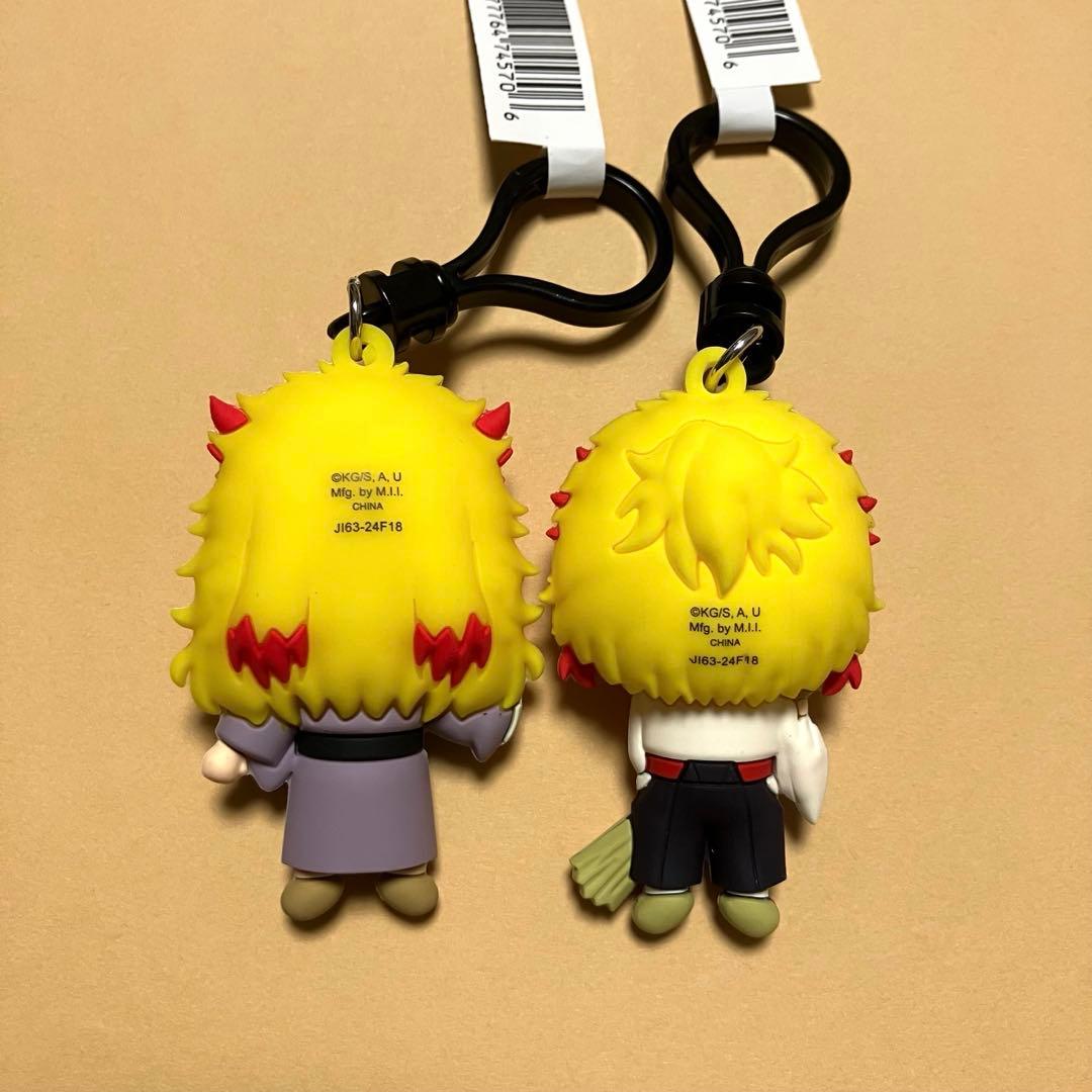 鬼滅の刃 フィギュアバッグクリップ 海外正規品 煉獄槇寿郎、煉獄千