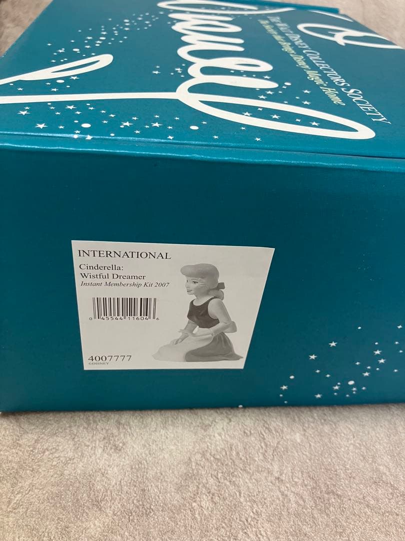 新品未使用 WDCC ディズニープリンセス シンデレラ フィギュア