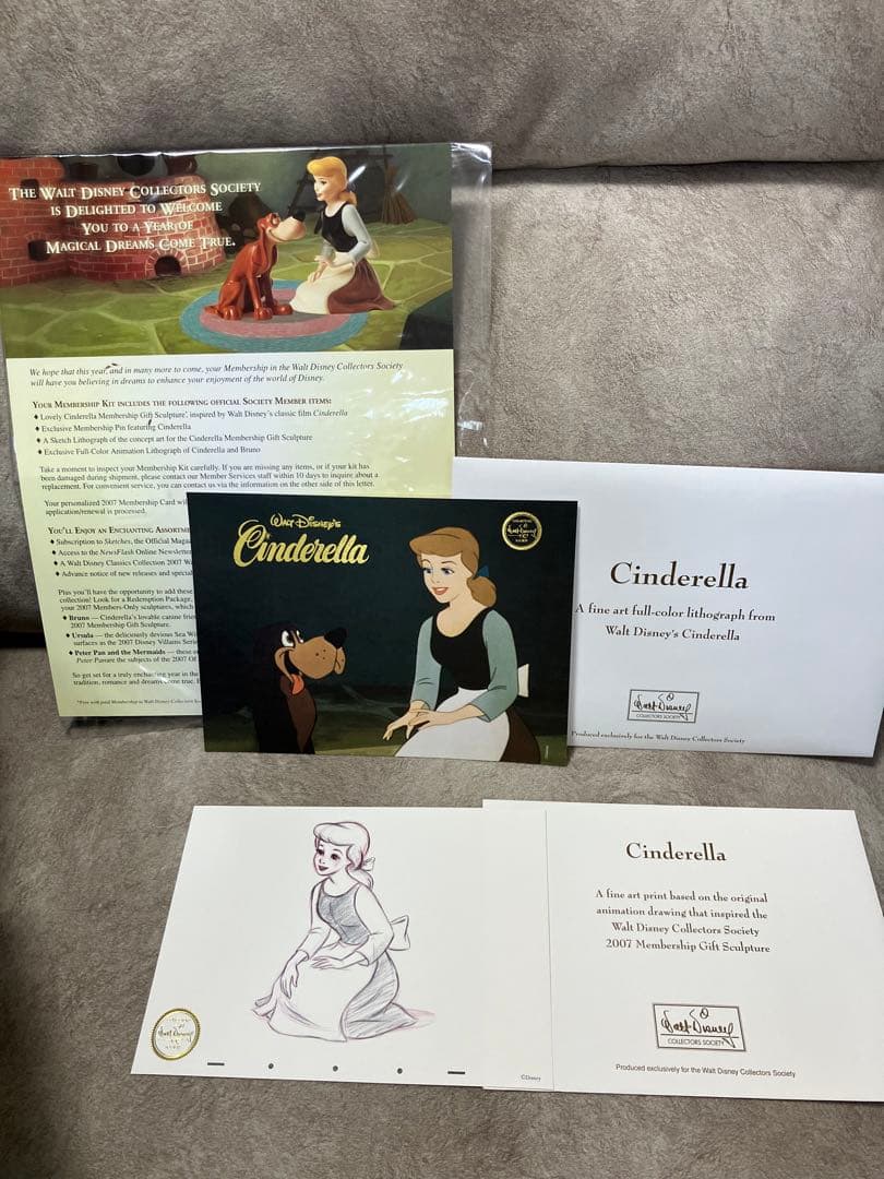 新品未使用 WDCC ディズニープリンセス シンデレラ フィギュア