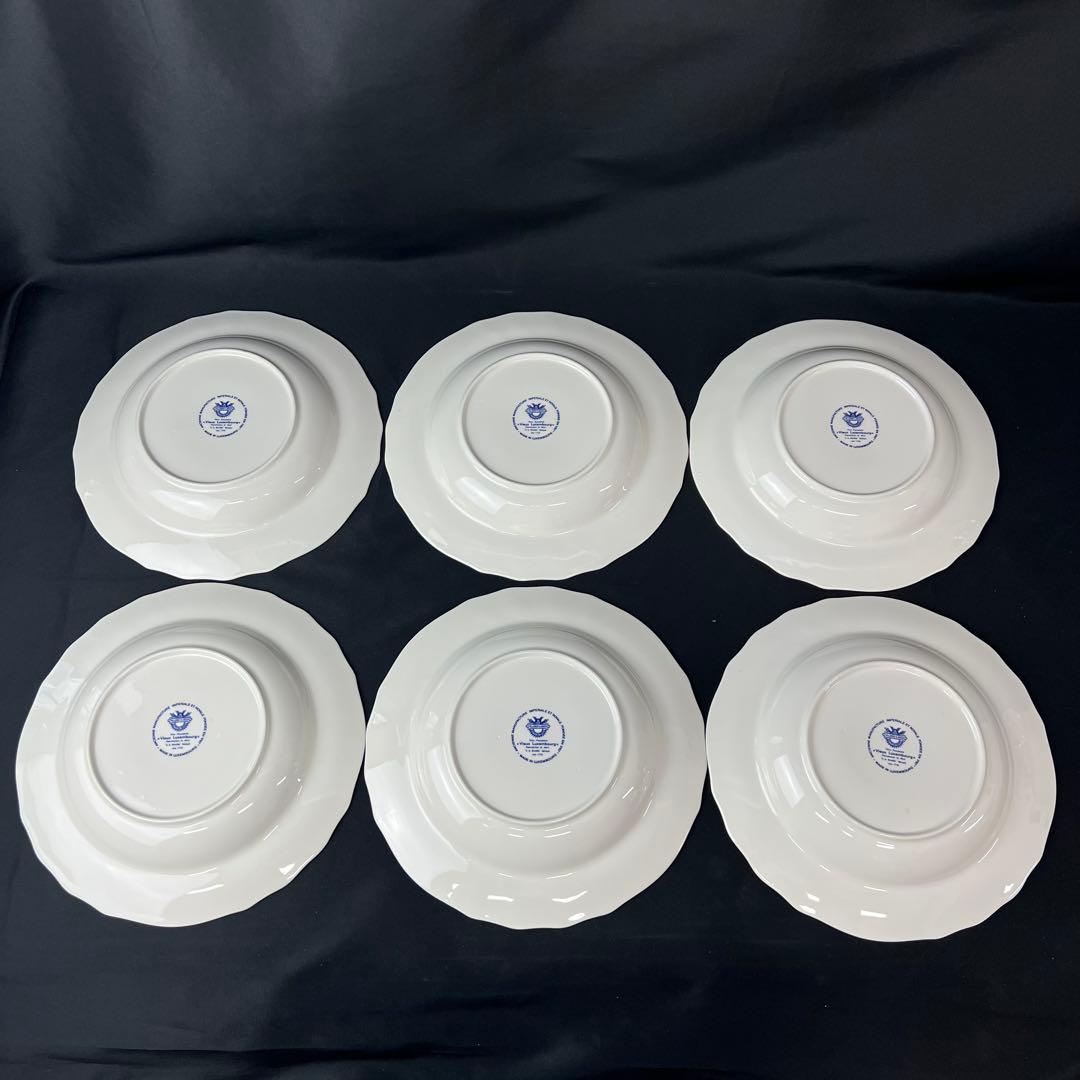 ビレロイ＆ボッホ オールドルクセンブルク スーププレート 6枚 旧ロゴ