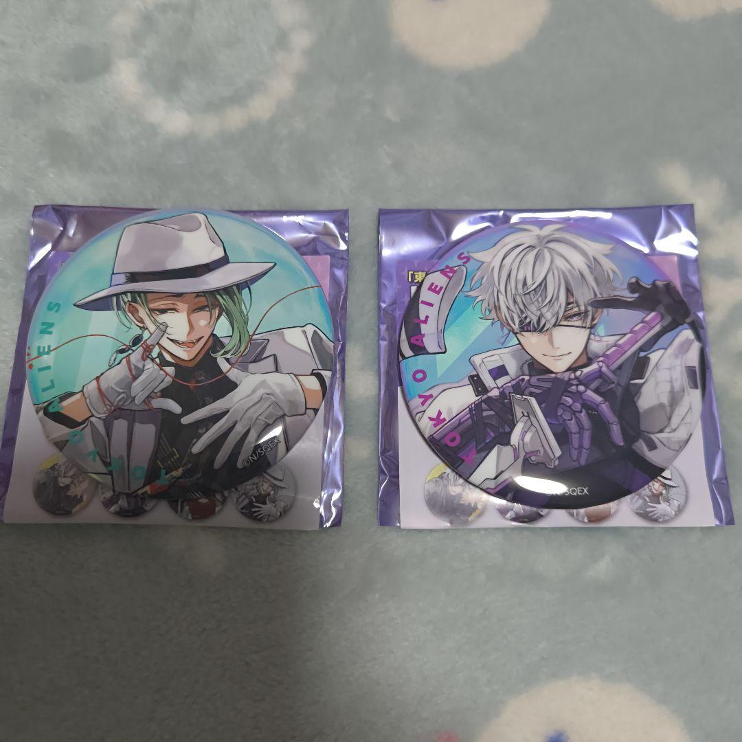 東京エイリアンズ ビッグオーロラ缶バッジ 雨宮零士 ハロルド - メルカリ