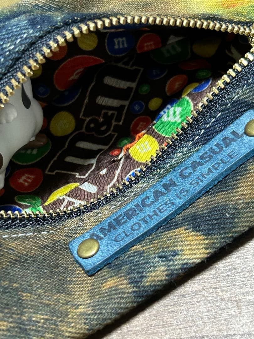 コラボ‼️さゆり染めマチ付きミニポーチNo.795