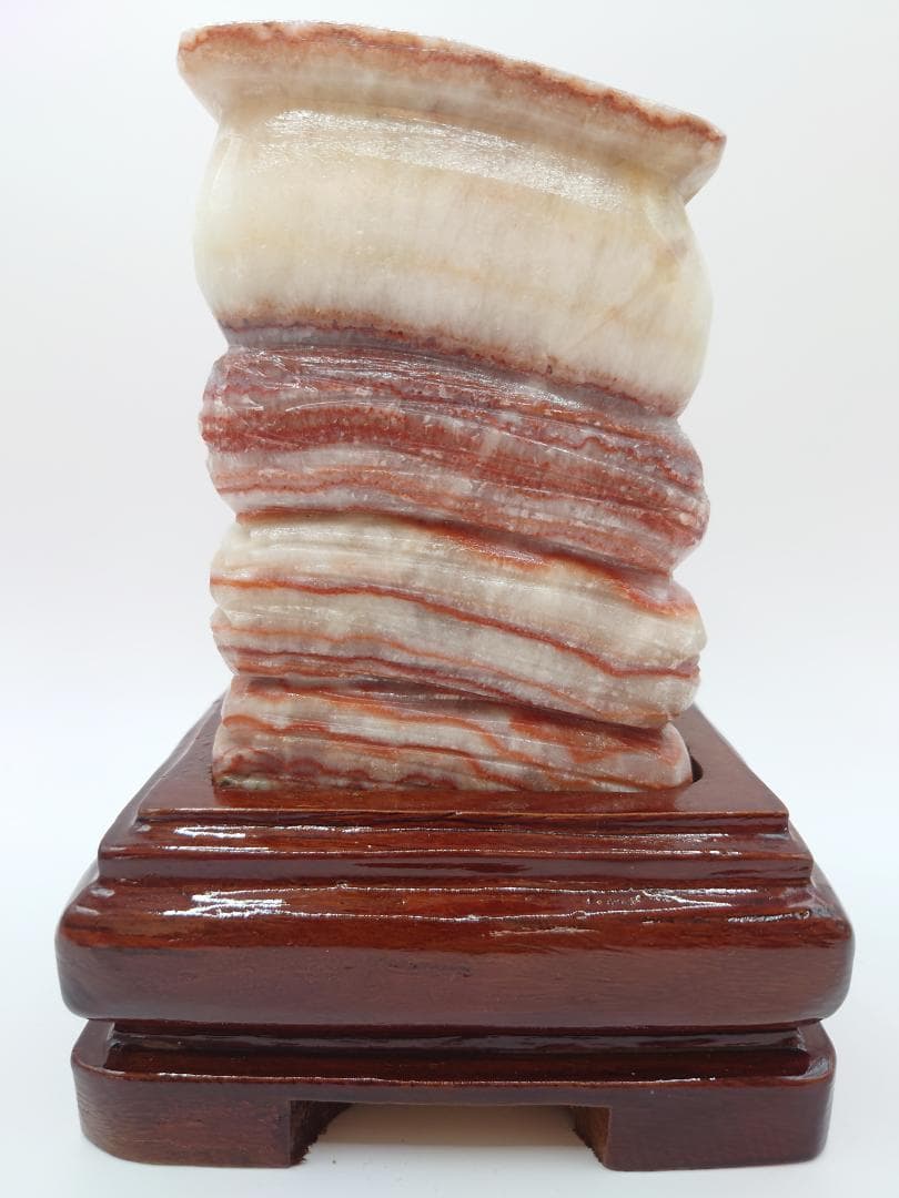 家宝！天然パワーストーン【台座付き】1.5Kg　肉形石、猪肉石、豚肉石、肉石