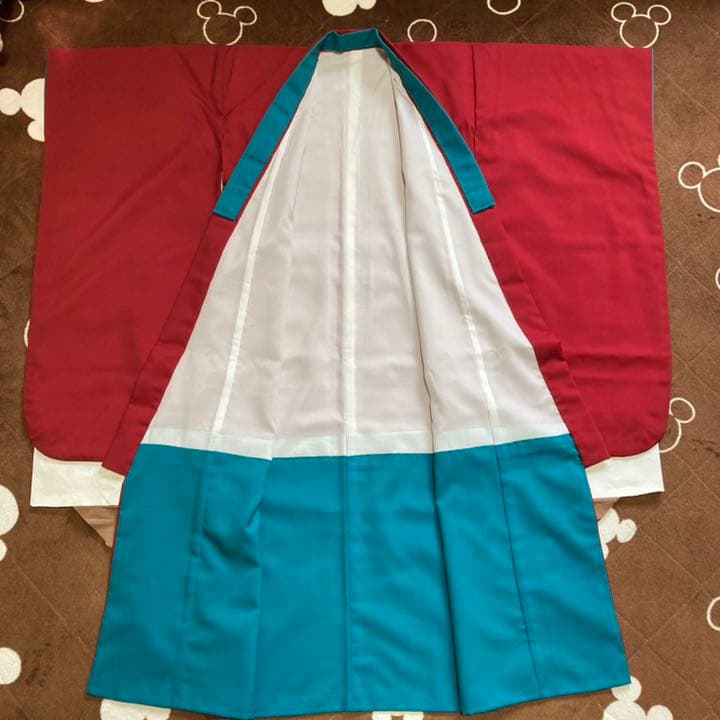 七五三　3歳女児　振袖　袴　お正月