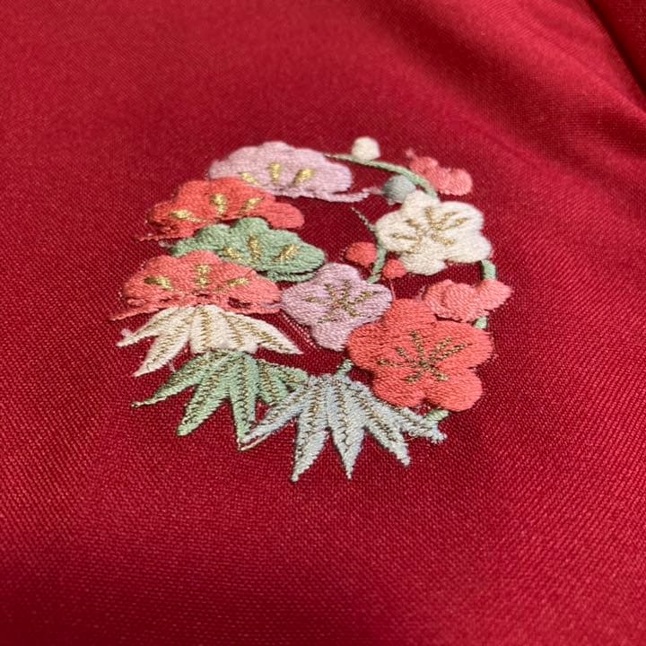 七五三　3歳女児　振袖　袴　お正月