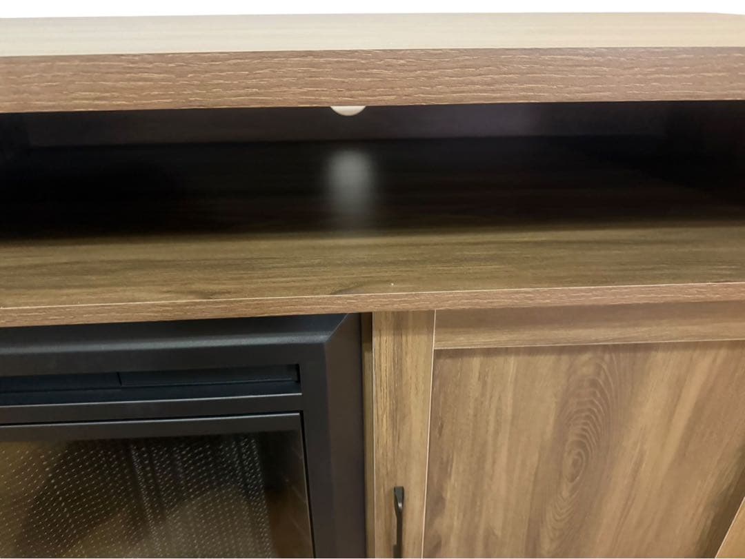 ◯【美品】luxstar 暖炉型テレビボード ヒーター付き