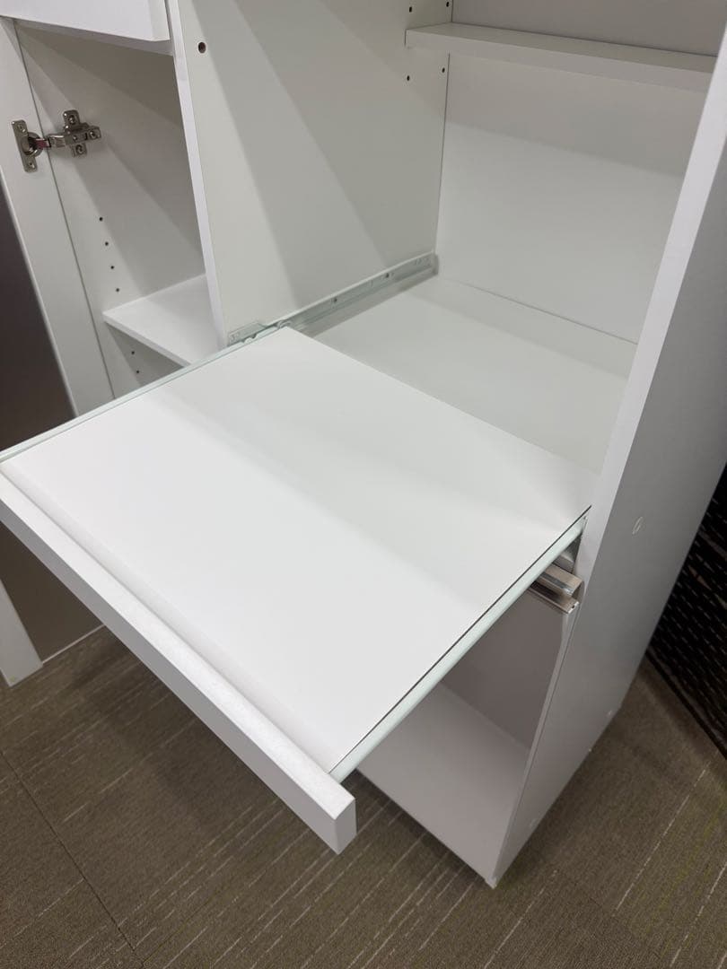 【超美品】ニトリ　レンジ台　(フォルムN RE1175 WH）　レンジボード