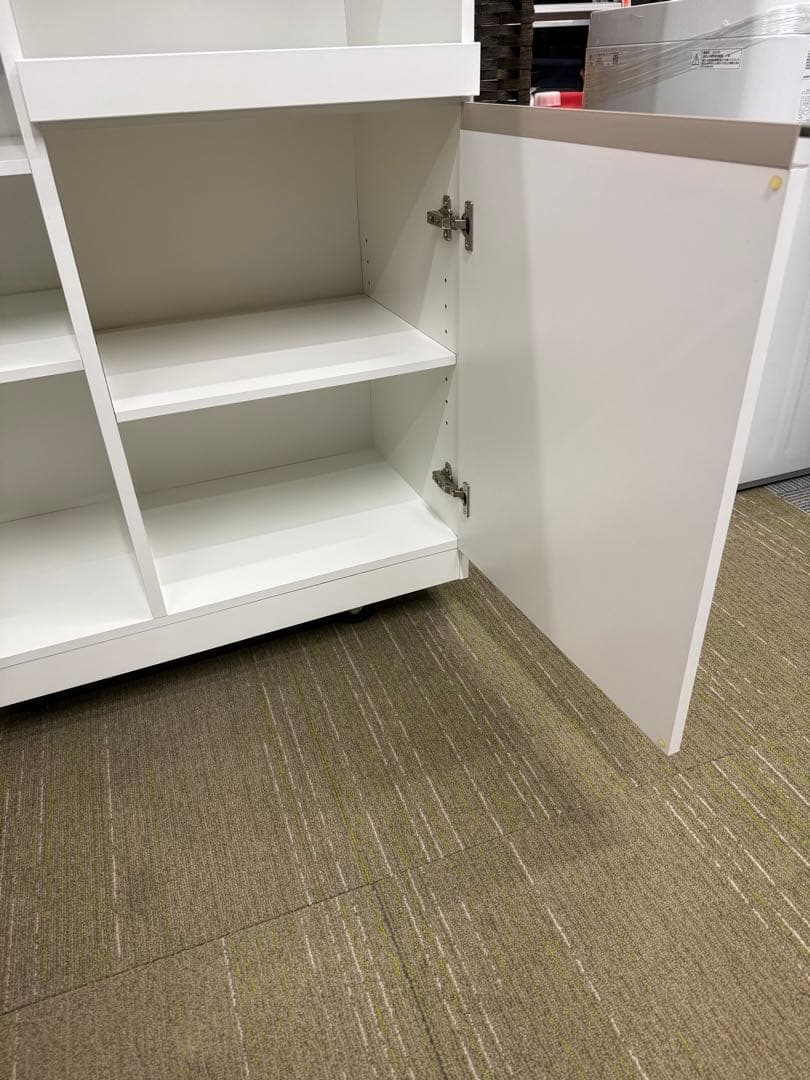 【超美品】ニトリ　レンジ台　(フォルムN RE1175 WH）　レンジボード