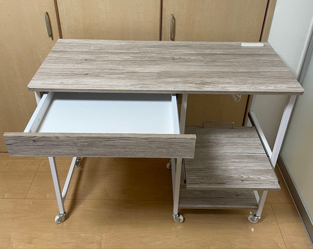 【忍たま】山善 YAMAZEN レンジ台 ゴミ箱上ラック　DRB-100P