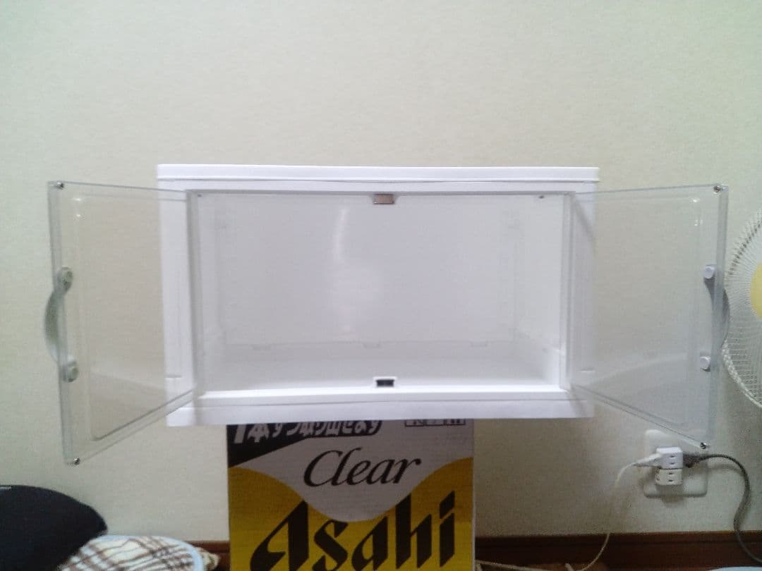 【残り１】ダイソー ジョイントできる扉付折りたたみ収納ケース 大サイズ６個セット