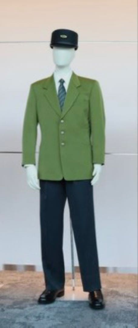 月*城様 帝都高速度交通営団　【希少】旧営団地下鉄 制服 うぐいす色【AB4サイ