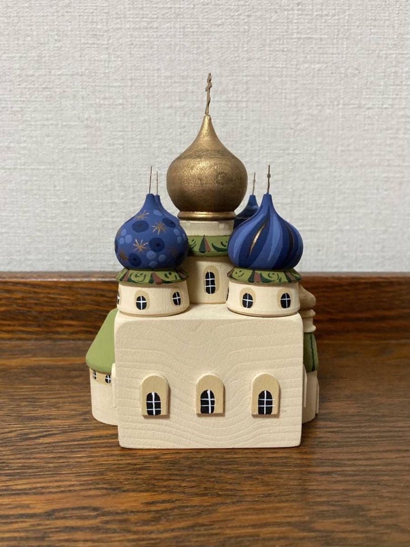 秋の感謝セール♪ロシア雑貨☆ロシア正教寺院オーナメント タマラ作 玉ねぎ屋根