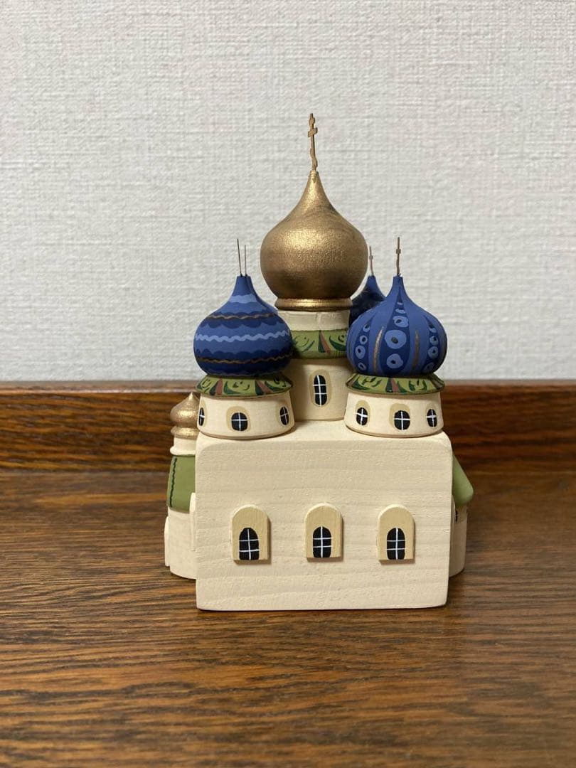 秋の感謝セール♪ロシア雑貨☆ロシア正教寺院オーナメント タマラ作 玉ねぎ屋根