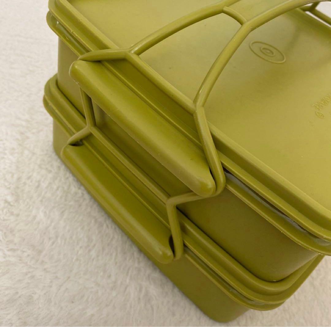 日本製■オールドタッパーウェア■4点■レトロカラーが可愛いです♡まとめ売り