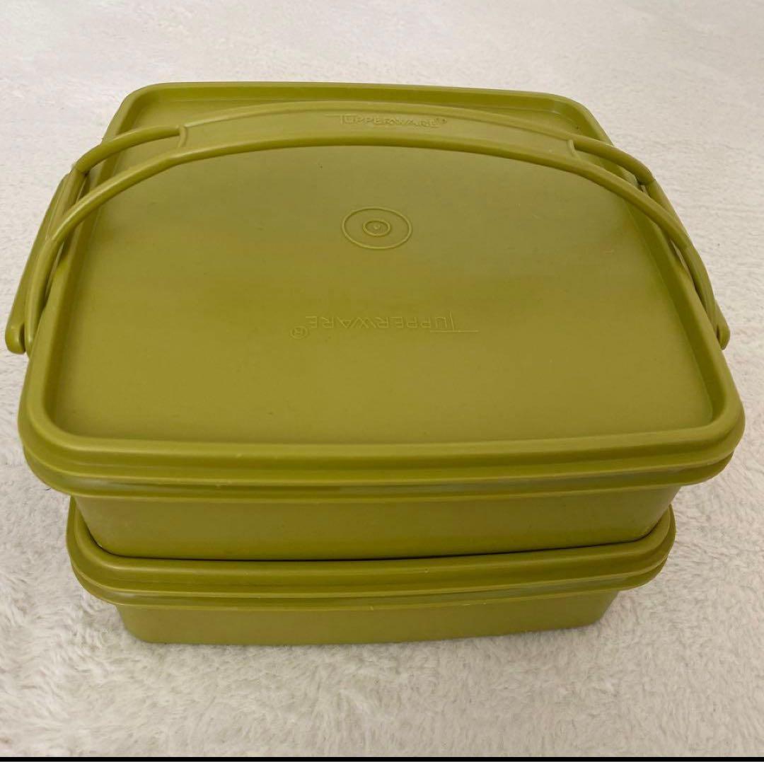 日本製■オールドタッパーウェア■4点■レトロカラーが可愛いです♡まとめ売り