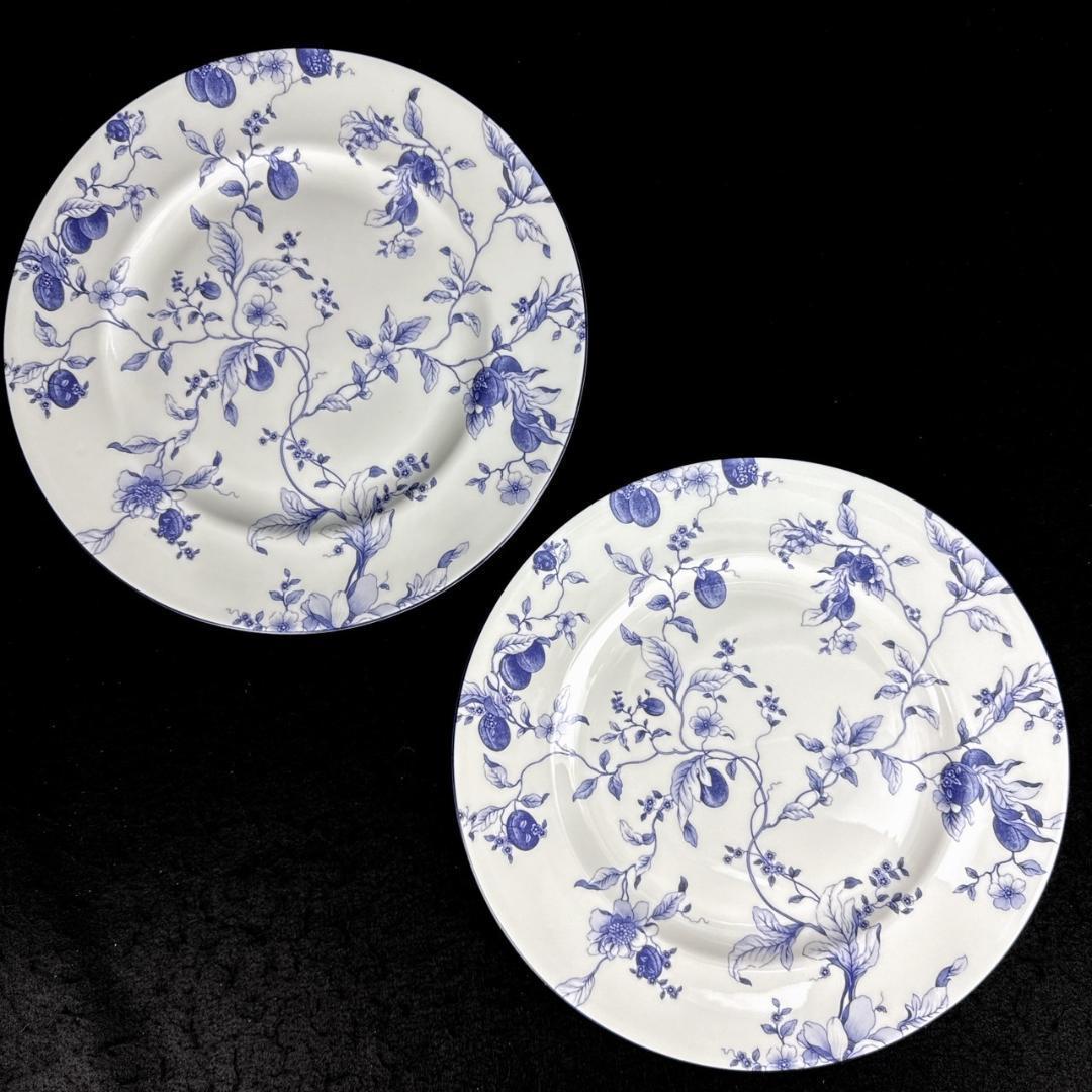 ☆未使用級☆ウェッジウッド　ブループラム　カップ&ソーサー　プレート　10点 1