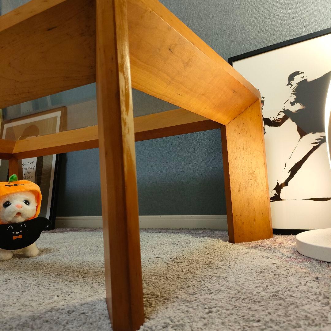 【廃盤希少】The Conran Shop チェリー無垢材 ローテーブル