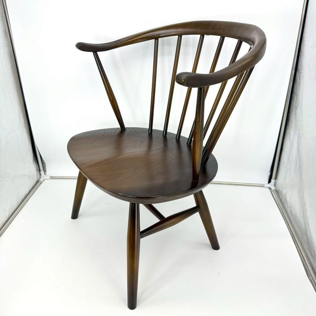 ERCOL アーコール スモーカーズチェア カウホーンチェア vintage