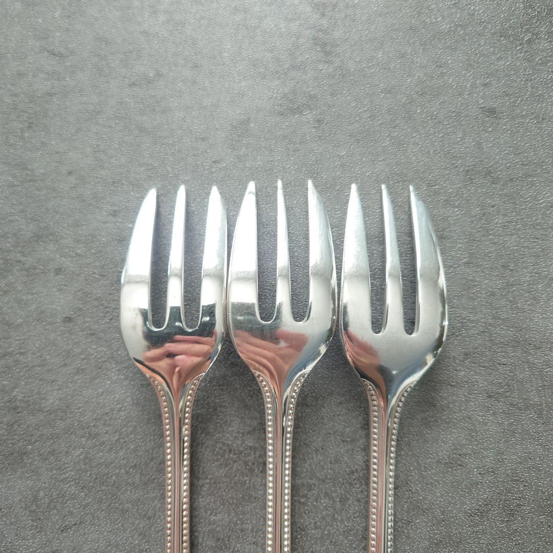 クリストフル パール ケーキフォーク 3点