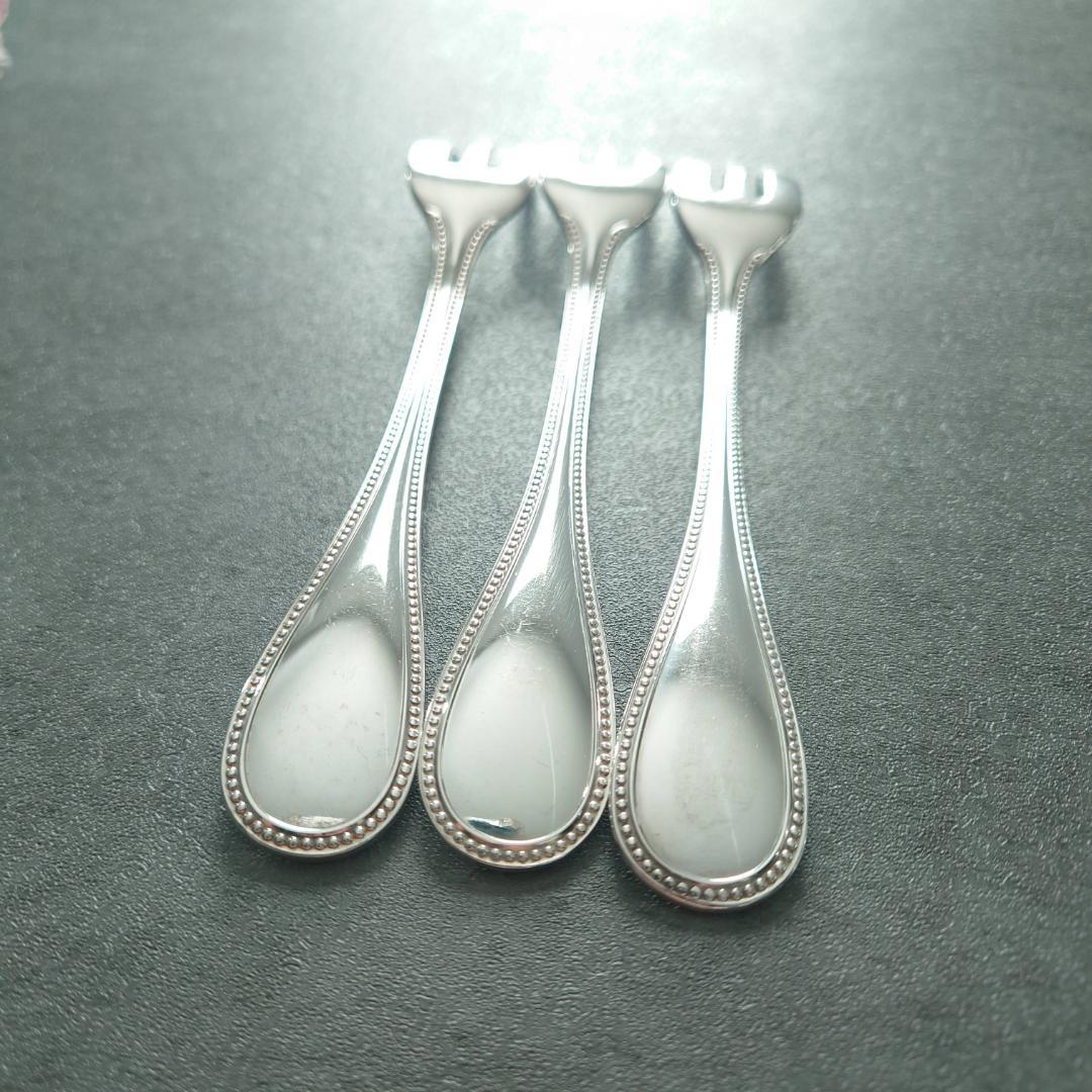 クリストフル パール ケーキフォーク 3点