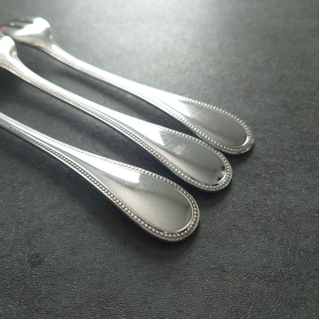 クリストフル パール ケーキフォーク 3点