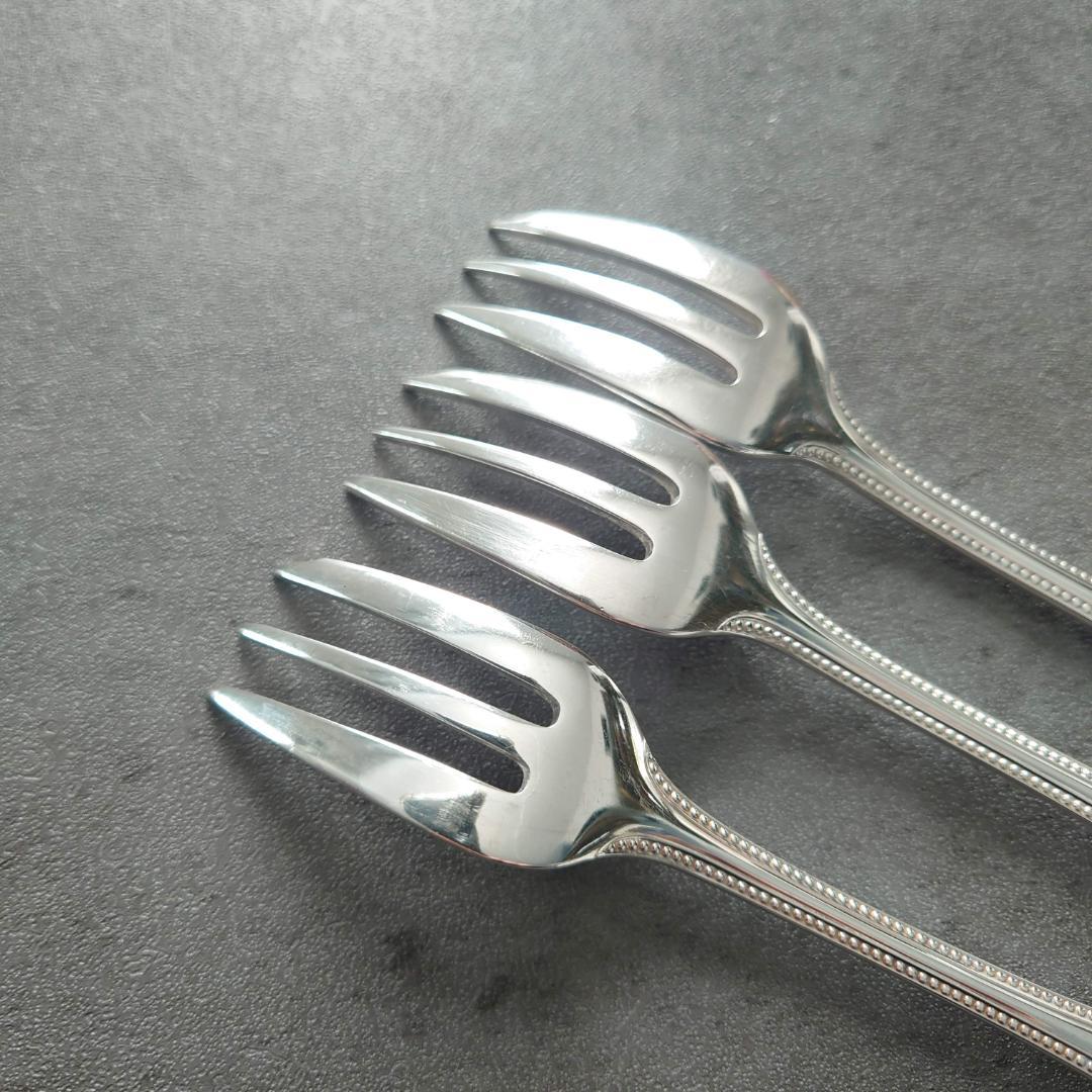 クリストフル パール ケーキフォーク 3点