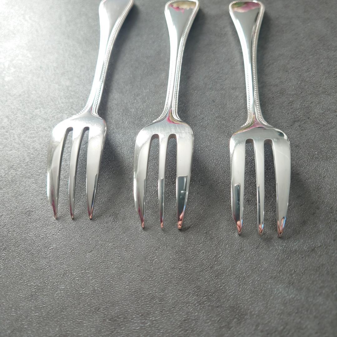 クリストフル パール ケーキフォーク 3点