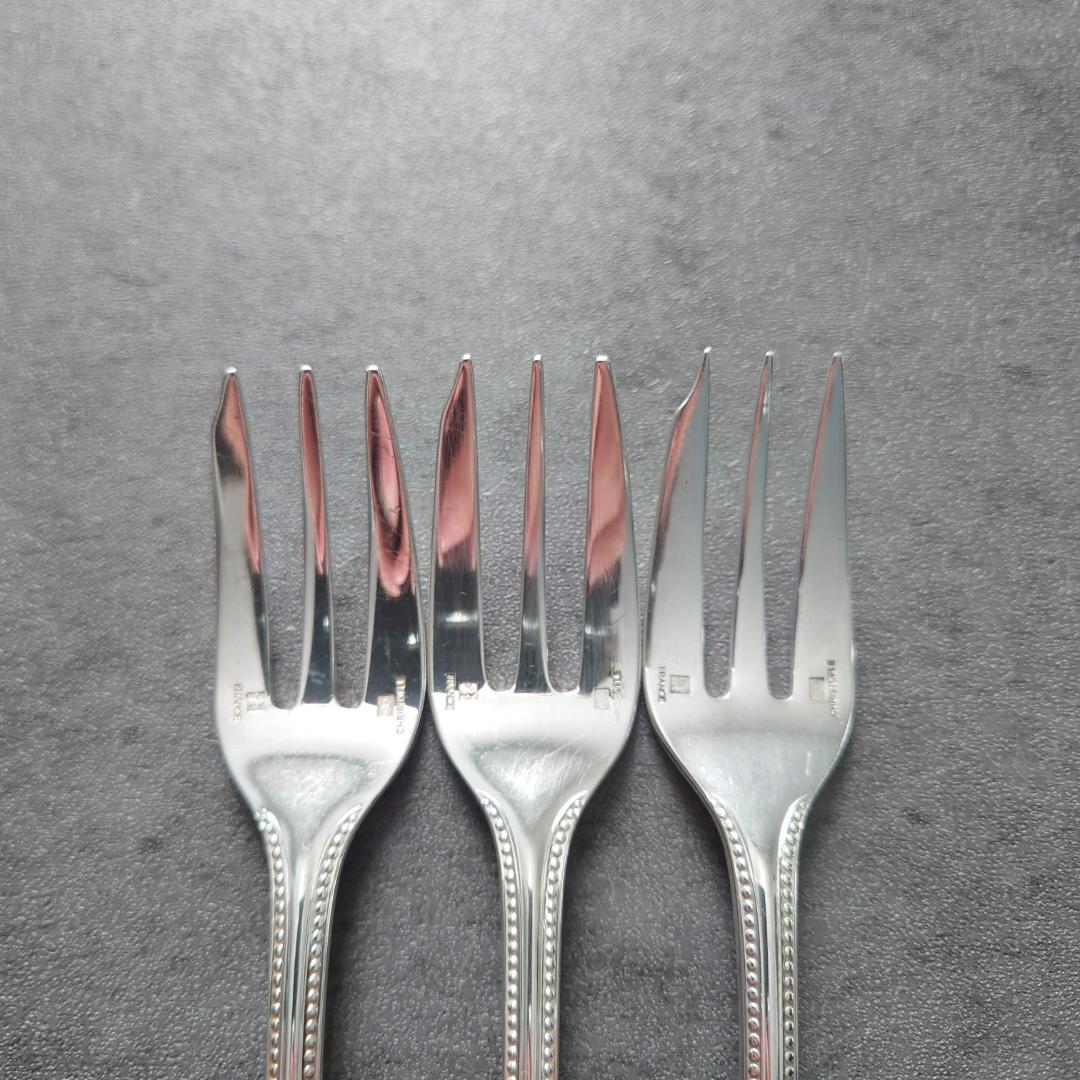 クリストフル パール ケーキフォーク 3点