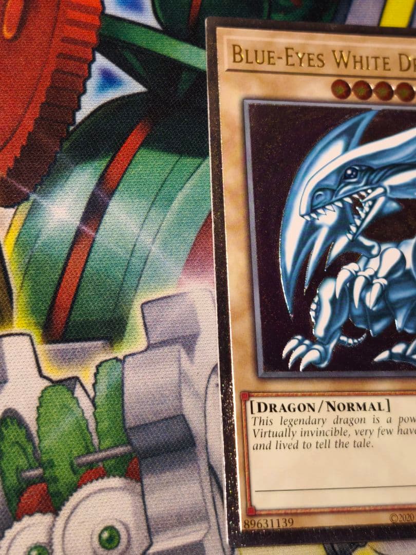 遊戯王【英語 EU版】青眼の白龍 レリーフ アルティメット OTS28 OP28