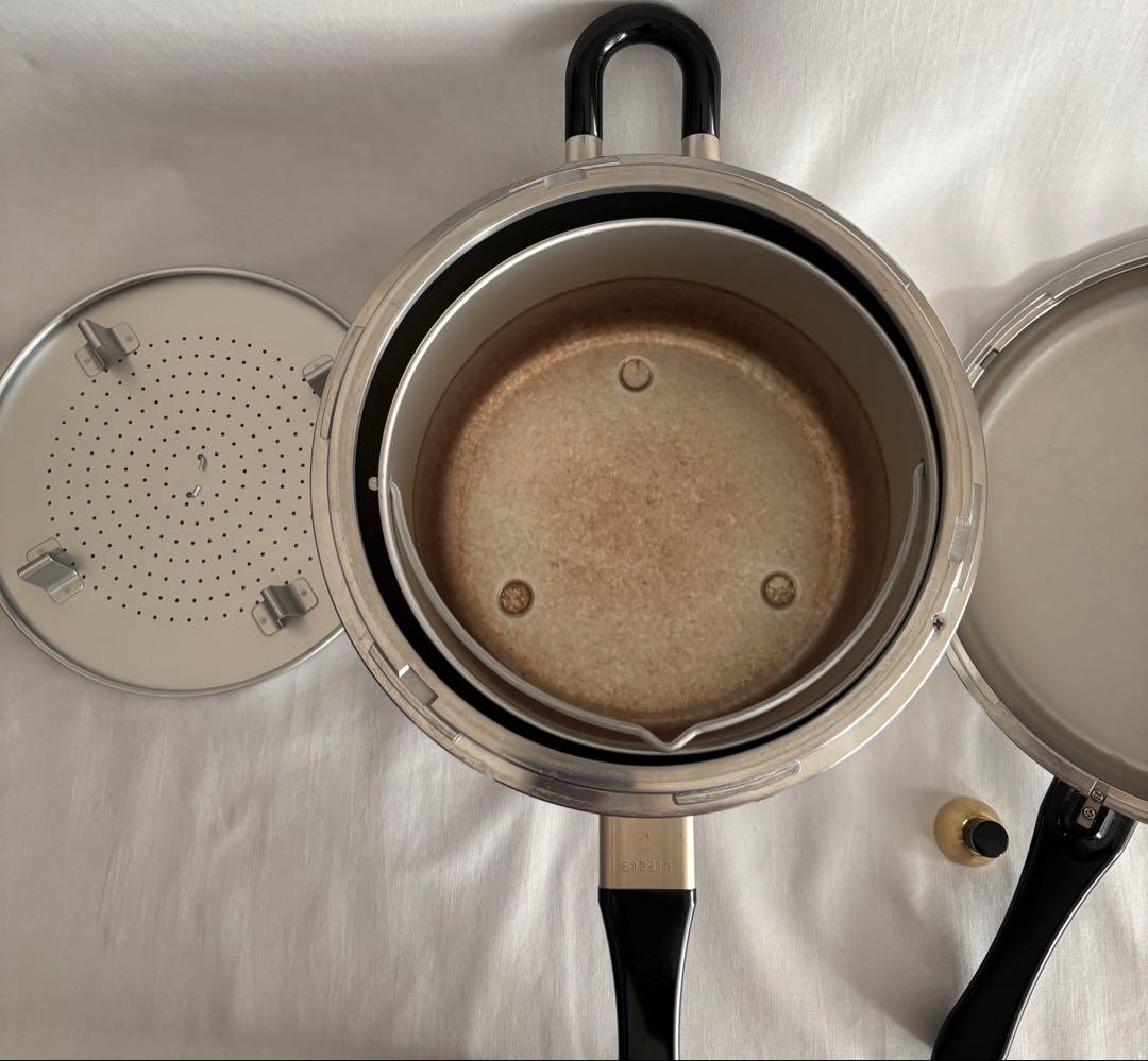 平和圧力鍋マジックブラウンMB-623 magic Brown 取扱説明書付き