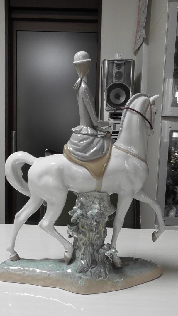 LLADRO　リヤドロ　【白い馬の少女】11　45ｃｍ　リアドロ 　　L476