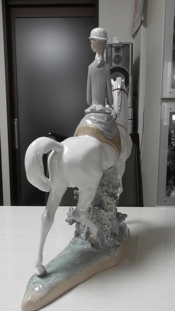 LLADRO　リヤドロ　【白い馬の少女】11　45ｃｍ　リアドロ 　　L476