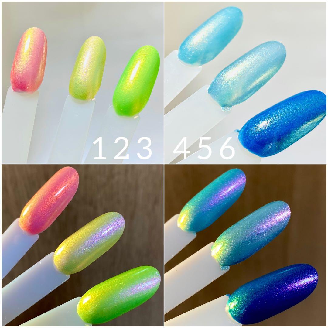 【値下げ中】ネイルポリッシュ12本セット　偏光カラー　海外ネイル　まとめ売り