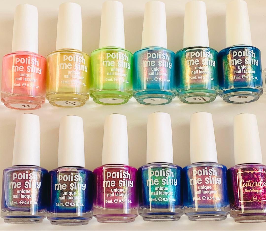 【値下げ中】ネイルポリッシュ12本セット　偏光カラー　海外ネイル　まとめ売り