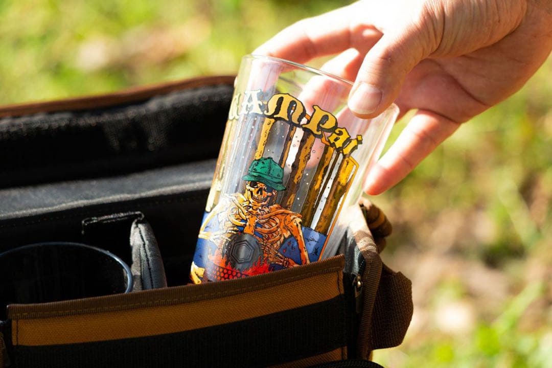 2個セットーオリジナルパイントグラス　-キャンプぁい- 480ml