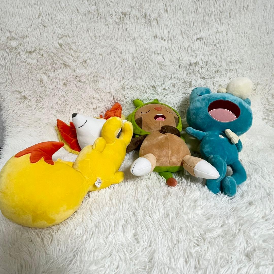 2015 初夢ぬいぐるみ ハリマロン フォッコ ケロマツ 3体セット