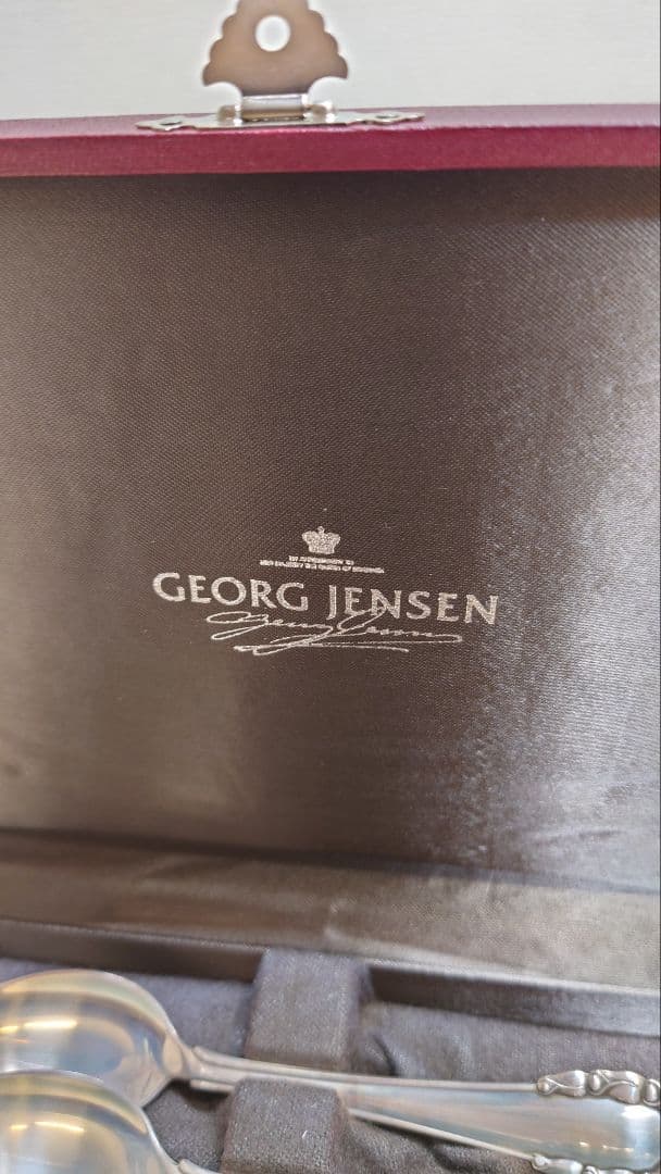 ジョージ・ジェンセン　銀製　リリー・オブ・ザ・ヴァレー　スプーン　6本セット