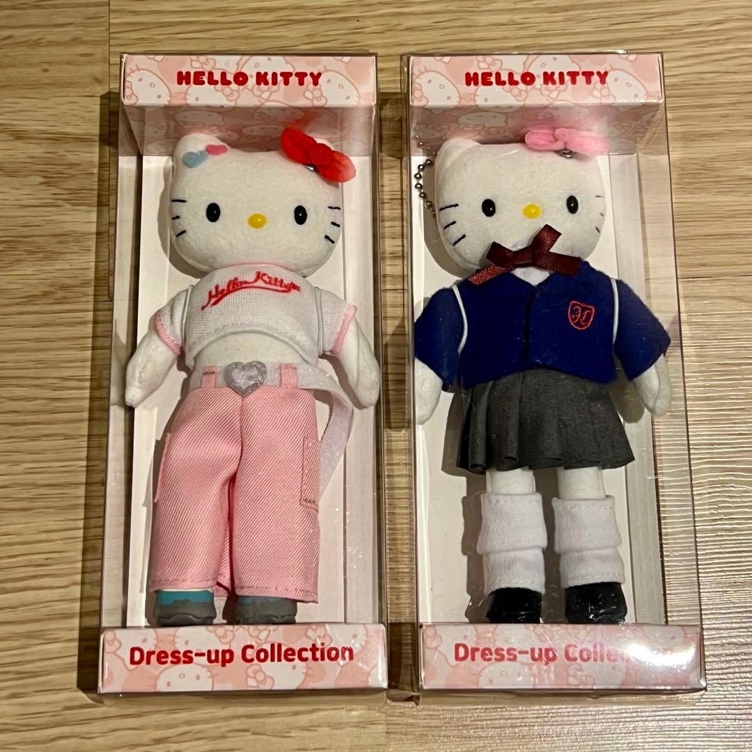 韓国限定 サンリオ ハローキティ キティ 50周年 ドレスアップ 足長 Y2K