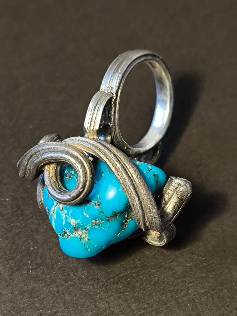 忍　しのぶ　トルコ石　ターコイズ　デザイン　作家　アーティスト　シルバーリング