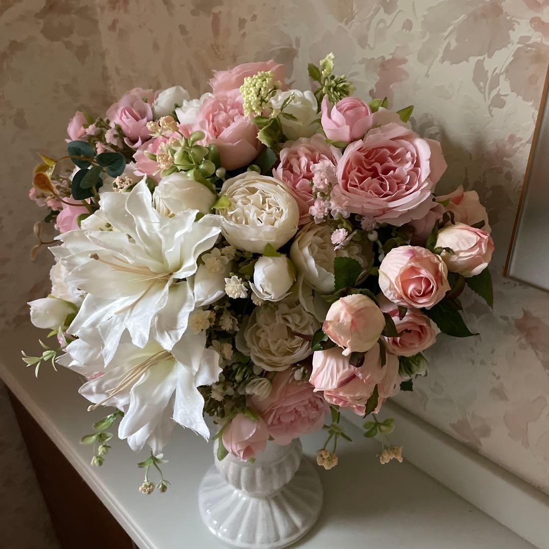 フラワーアレンジメント 造花