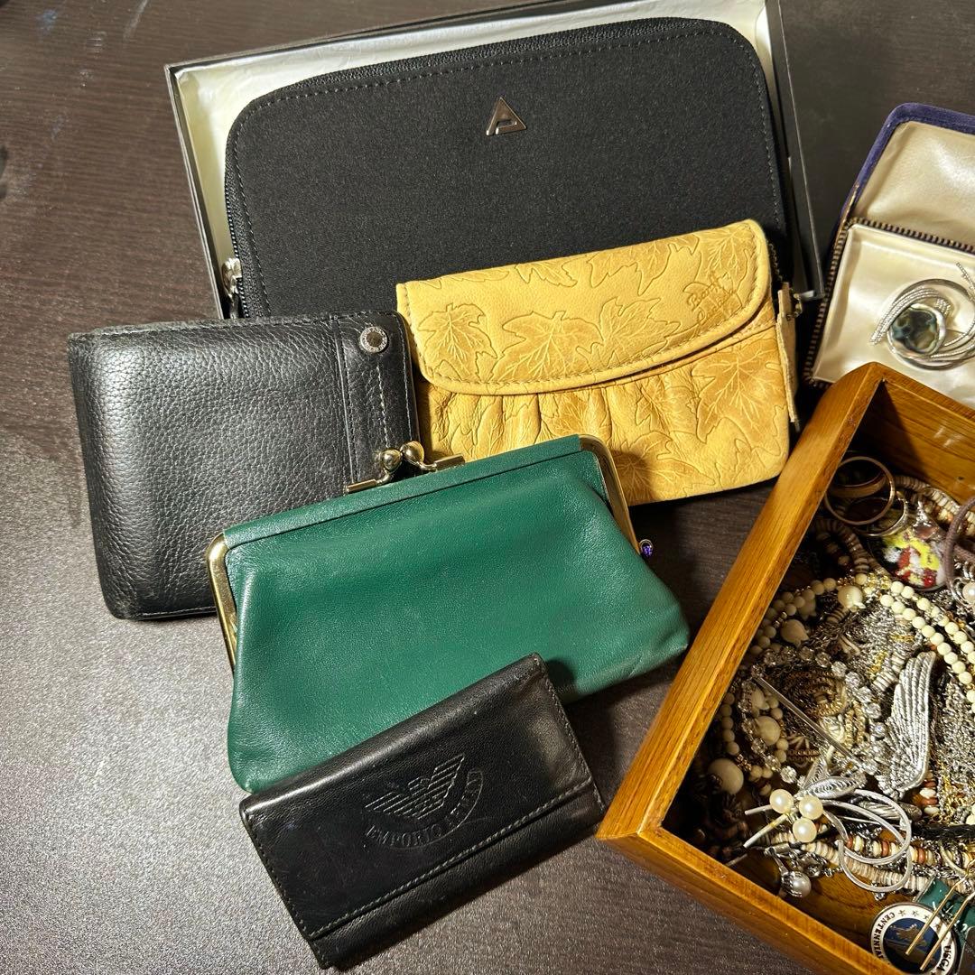 遺品整理 生前整理 アクセサリー まとめ まとめ売り 財布 ネックレス