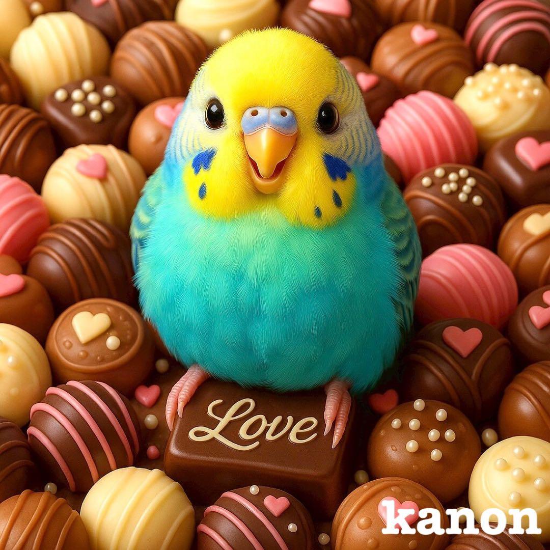 P389 パネル生地 セキセイインコ オカメ ウロコ 18×18 6枚1セット