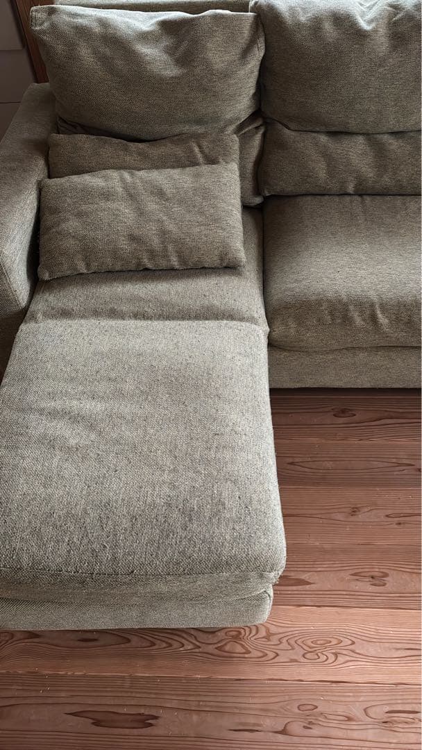 L字型ソファ【3〜4人掛け】カバー洗濯可