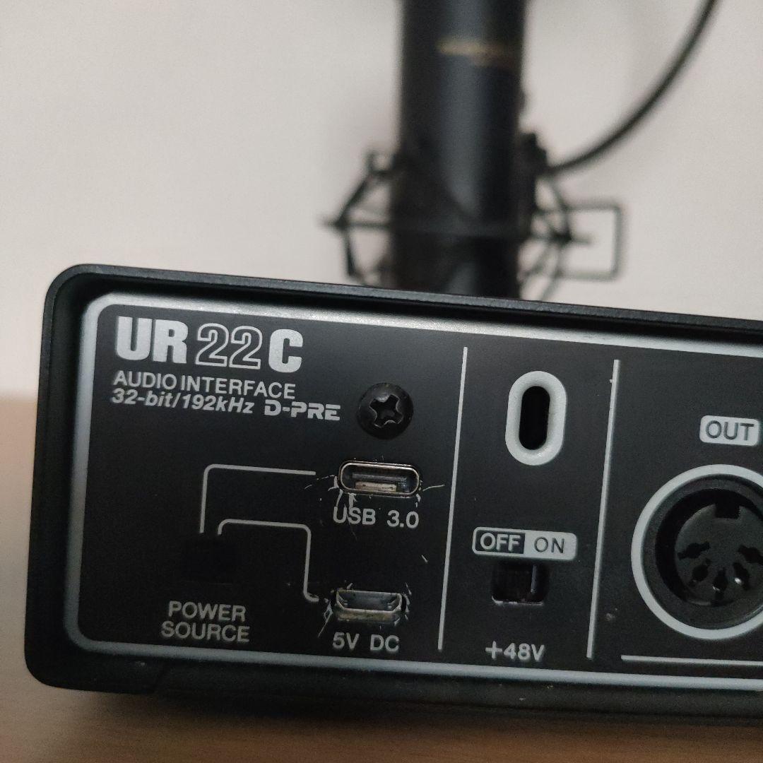 UR22Cオーディオインターフェイス marantzマイク ヘッドフォンセット