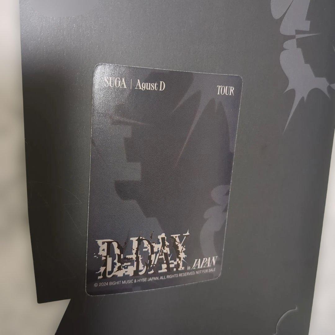 SUGA AgustD D-DAY TOUR in JAPAN トレカ