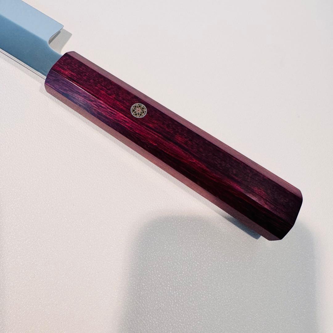 270mm 柳刃包丁 鏡面　紫檀八角柄 刺身包丁 全鋼 和包丁